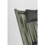 Vrtni ležalnik ALOHA zelena je kakovosten in udoben. Narejen je iz prašno barvanega aluminijastega okvirja - poliester. Tkan je s poliestrskimi vrmi, ki so