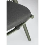 Vrtni ležalnik ALOHA zelena je kakovosten in udoben. Narejen je iz prašno barvanega aluminijastega okvirja - poliester. Tkan je s poliestrskimi vrmi, ki so