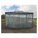 VRTNI PAVILJON PALRAM MARTINIQUE 4300, SIVA/BRONZA – sivabronza