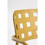 Vrtni stol CLOVER rumen – dodatni pogled 6