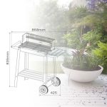 ŽAR NA OGLJE GSC MUSTERS 520X270MM JEKLO – zar