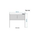 ZIP SCREEN 286 CM MS VISCOM ZA PERGOLO 286 X 286 CM. – dodatni pogled 2
