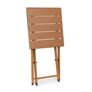 Raztegljiva klubska mizica TAYLOR opečnata je elegantna in priročna. Narejena je iz nerjaveče kovine prašno barvane. Njena dodatna prednost je ta, da je