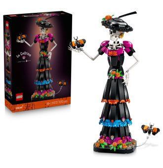 LEGO&reg; Ideje La Catrina (21372) &raquo;La Catrina se smehlja tudi v smrti.&laquo; S to figuro razstavi okras mehiške uprizoritve dneva mrtvih. Komplet za sestavljanje je odlično darilo za odrasle