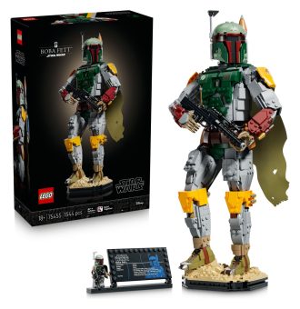 LEGO&reg; Vojna zvezd – Boba Fett zbirateljska figura (75455) &raquo;Zelo dragocen je.&laquo; Pokloni se superkulskemu lovcu na glave in se zatopi v sproščujoče sestavljanje zbirateljske figure LEGO&reg; Vojna zvezd. Poustvari njegovo oklepno opravo z značilno čelado