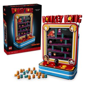 LEGO&reg; Arkadna igra Donkey Kong™ (72051) S tem kompletom za odrasle lahko poustvariš metanje in preskakovanje sodov iz klasične arkadne igre. Model je poklon originalni arkadni igri in je hkrati zabaven retro okras za v sobo ali domačo pisarno. V kompletu so Jumpman