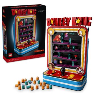 LEGO&reg; Arkadna igra Donkey Kong™ (72051) S tem kompletom za odrasle lahko poustvariš metanje in preskakovanje sodov iz klasične arkadne igre. Model je poklon originalni arkadni igri in je hkrati zabaven retro okras za v sobo ali domačo pisarno. V kompletu so Jumpman
