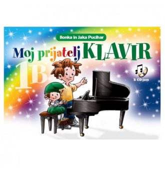 MOJ PRIJATELJ KLAVIR 1 B - Učbenik za klavir avtorja Ilonke in Jake Puciharja je izvrsten učbenik za učenje klavirja. Sestavlja ga 6 zvezkov, in sicer: