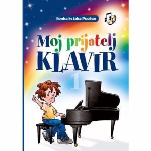 MOJ PRIJATELJ KLAVIR 1 - Učbenik za klavir avtorja Ilonke in Jake Puciharja je izvrsten učbenik za učenje klavirja. Sestavlja ga 6 zvezkov, in sicer: