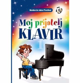MOJ PRIJATELJ KLAVIR 1 - Učbenik za klavir avtorja Ilonke in Jake Puciharja je izvrsten učbenik za učenje klavirja. Sestavlja ga 6 zvezkov, in sicer: