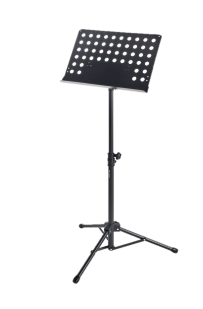 Notno stojalo T107195 - Perforirano držalo za note z luknjami: 480 x 330 x 45 mm Višina stojala: 650 - 1190 mm Skupna višina max. 1510 mm Stojalo je