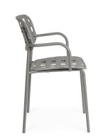 Vrtni stol CLOVER siv