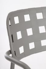 Vrtni stol CLOVER siv