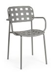 Vrtni stol CLOVER siv