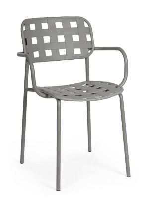 Vrtni stol CLOVER siv