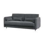 Komplet postelje v omari METULJ artisan 180 x 200 + 2x visoka omarica + kavč grafit + vzglavje + 2x bralna lučka z USB