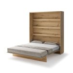 Komplet postelje v omari METULJ artisan 180 x 200 + 2x visoka omarica + kavč grafit + vzglavje + 2x bralna lučka z USB