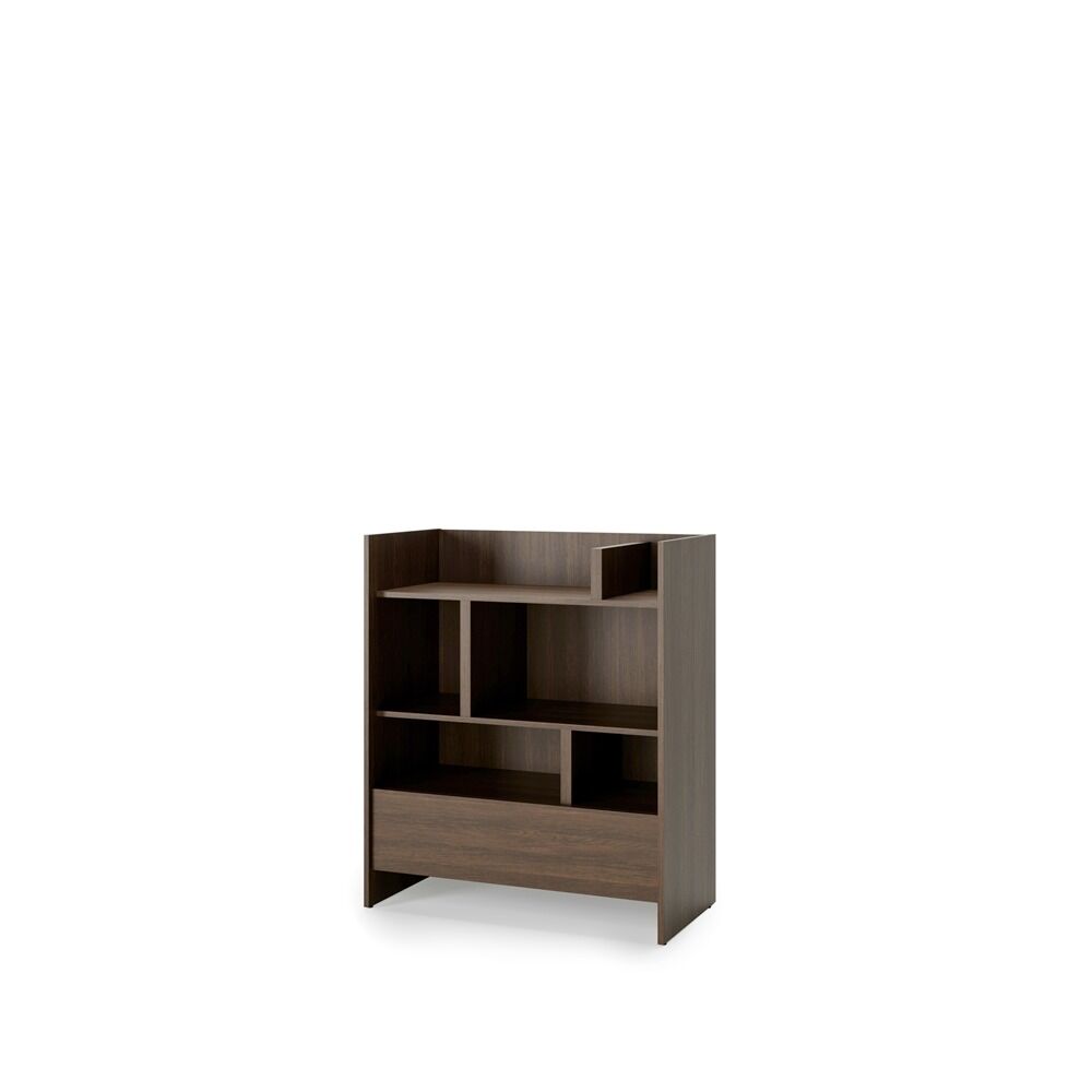 Komplet vodoravne postelje v omari ZVONČEK 90 x 200 + regal + LED lučka z USB + 2x stenska omarica