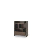 Komplet vodoravne postelje v omari ZVONČEK 90 x 200 + regal + LED lučka z USB + 2x stenska omarica
