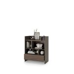 Komplet vodoravne postelje v omari ZVONČEK 90 x 200 + regal + LED lučka z USB + 2x stenska omarica