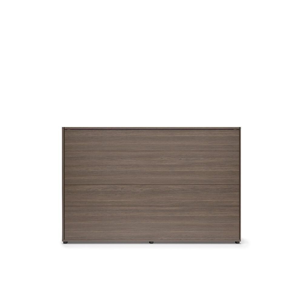 Komplet vodoravne postelje v omari ZVONČEK 140 x 200 + dodatna omarica + LED