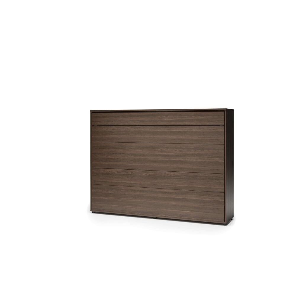 Komplet vodoravne postelje v omari ZVONČEK 140 x 200 + dodatna omarica + LED