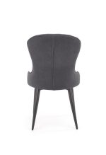 Jedilni stol K366 je dobavljiv v zeleni barvi. Noge stola so iz kovine prašno barvane. Dimenzija: - Š:52/G:58/V:92 cm, Material: - tkanina velvet BLUVEL 14 -