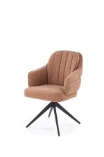 Jedilni stol K570 je dobavljiv v cimet barvi. Noge stola so iz kovine prašno barvane in ima posebnost vrtljivega sedeža. Dimenzija: - Š:61/G:70/V:92 cm,