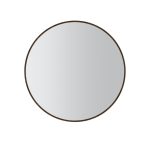 Komplet komoda + vitrina + okroglo ogledalo OVARI oreh - slika 9