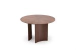 Okrogla jedilna miza CALDO, miza je izdelana iz MDF ter naravnega furnirja. Miza je v barvi oreha. Barva: oreh Material: MDF naravni furnir Dimenzija: FI: 120