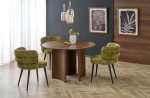Okrogla jedilna miza CALDO, miza je izdelana iz MDF ter naravnega furnirja. Miza je v barvi oreha. Barva: oreh Material: MDF naravni furnir Dimenzija: FI: 120