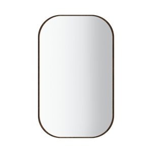 Ovalno ogledalo OVARI oreh je elegantna in priročna. Konstrukcija je narejena iz kakovostne laminirane plošče debeline 16 mm v kombinaciji MDF-ja in stekla.