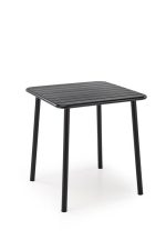 Vrtna miza BOSCO je kakovostna in stabilna. Narejena je iz prašno barvanega jekla v črni barvi. Ima stabilne nogice in trpežno mizno ploščo. Barva: -