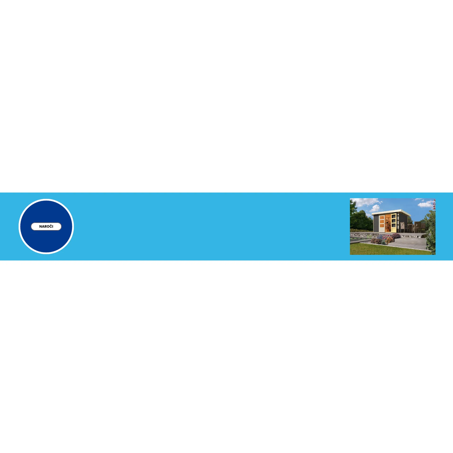 Lesene vrtne hiške - banner za vse kategorije Meganakupek.si